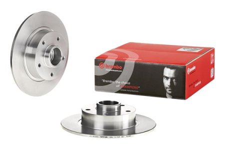 Tarcza hamulcowa + łożysko BREMBO 08B39137 432006609R RENAULT TYŁ