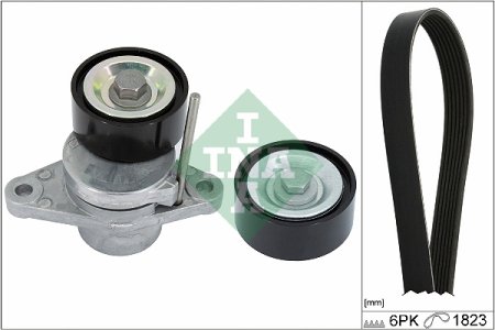 ZESTAW PASKA KLINOWEGO WIELOROWKOWEGO INA 529036610 117206746R RENAULT