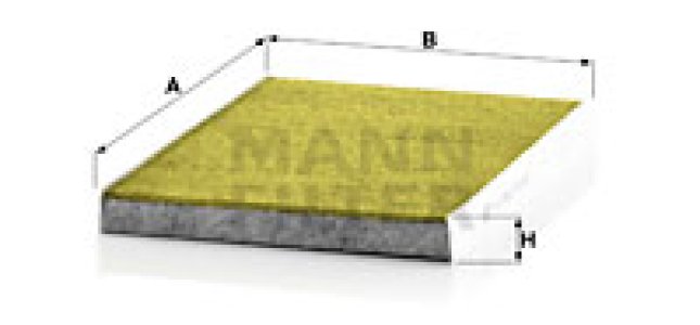 FILTR POWIETRZA KABINOWY FP MANN-FILTER FP32008 CU32008 ALFA ROMEO GIULIA 