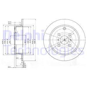 TARCZA HAM.TOYOTA YARIS