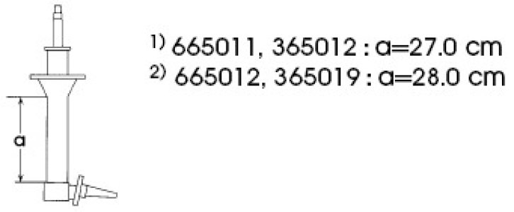 AMORTYZATOR CITROEN DS4 05.11- PP