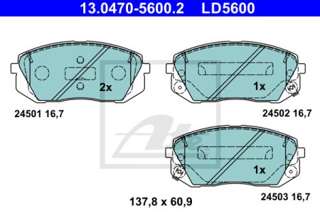 KLOCKI HAM.CERAMIC PRZOD