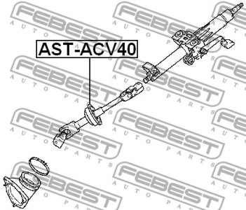 WAŁEK KOLUMNY KIER. LEXUS ES240/350 ACV40,GSV40 2006.05-2012.06
