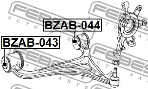 TULEJA WAH. DB P. W203 02- DOLNA WEWNĘTRZNA 4 MATIC