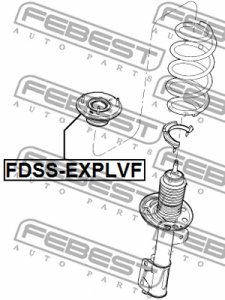 PODUSZKA AMORT. FORD P. EXPLORER (4DR) TUB 2011-2013 [CAN] LE/PR