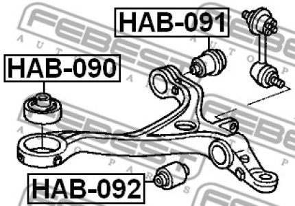 TULEJA WAH. HONDA P. ACCORD VII/VIII 03-