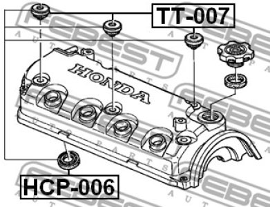 USZCZELNIACZ ŚWIECY HONDA ACCORD 2,3 01-
