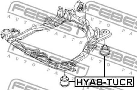 TULEJA WAH. HYUNDAI TRAJET 2000-2006