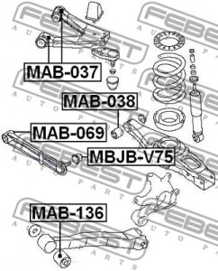 TULEJA WAH. MITSUBISHI T. MONTERO V75,77W 2000.02-2006.08