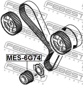 KOŁO PASOWE WAŁU KORBOWEGO MITSUBISHI PAJERO (ZĘBATE)