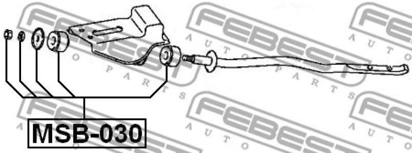 ZESTAW NAPR. STAB. MITSUBISHI P. PAJERO PININ/IO H61W-H77W 1999-2005 LE/PR