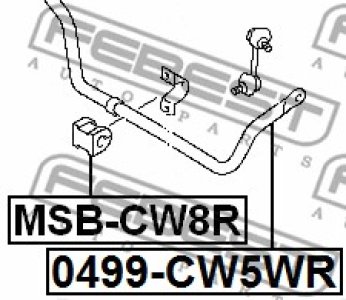 GUMA STAB. MITSUBISHI T. C-CROSSER/OUTLANDER/4007 06-