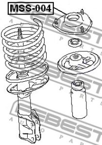 PODUSZKA AMORT. MITSUBISHI P. COLT/LANCER CJ.CK# 1996.12-2001.05