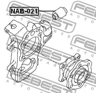 TULEJA WAH. NISSAN T. PATHFINDER/LEXUS IS250 05-14