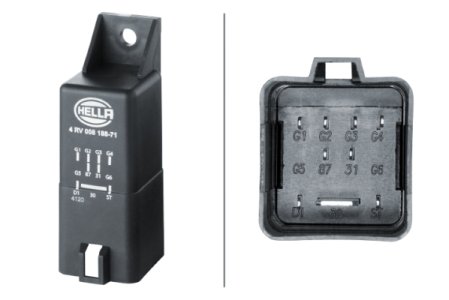 Przekaźnik świec żarowych HELLA 4RV 008 188-711 04L907281 VAG