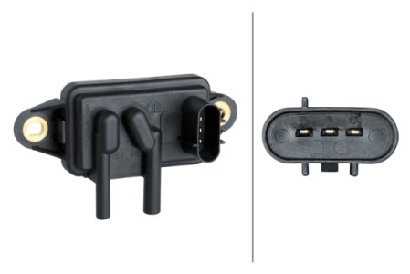 Czujnik ciśnienia spalin HELLA 6PP 009 409-411 3W1E9J460AA FORD