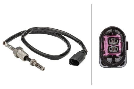 Czujnik temperatury spalin HELLA 6PT 358 181-141 03L906088DC VW