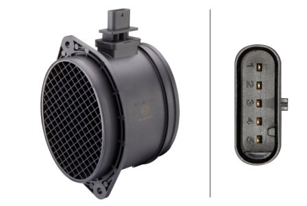 Przepływomierz powietrza HELLA 8ET 358 095-701 13627548103 BMW