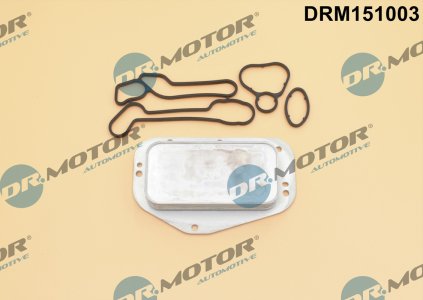 Chłodnica oleju Dr.Motor DRM151003 55571687 z uszczelką OPEL, FIAT, SAAB