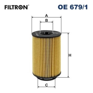 Filtr oleju FILTRON OE679/1 HU8007Z BMW