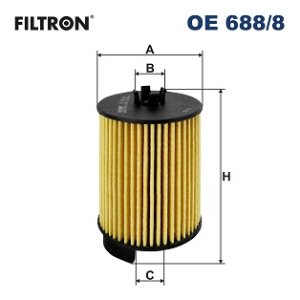 Filtr oleju FILTRON OE688/8 HU7046Z AUDI