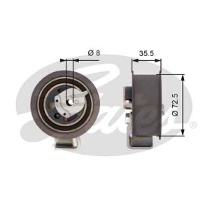 Rolka napinacza GATES T43020 045109243B