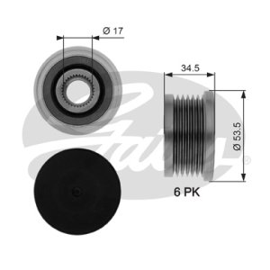 Sprzęgło alternatora GATES OAP7109 