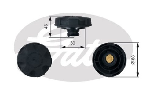 Korek chłodnicy GATES RC248 