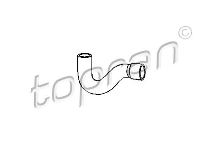 Przewód układu chłodzenia TOPRAN 205 717 1337186