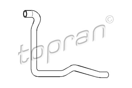 Przewód układu chłodzenia TOPRAN 108 316 4A1819371B