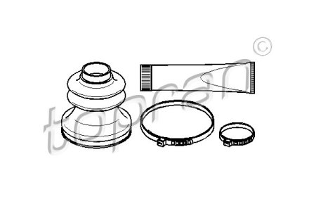 Osłona przegubu TOPRAN 721 151 328778