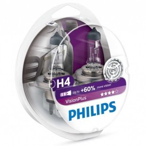 ŻARÓWKA H4 60/55W PHILIPS 12342VPS2 H4 VISION PLUS