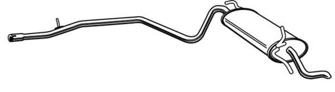 Tłumik końcowy WALKER 22933-91 22933