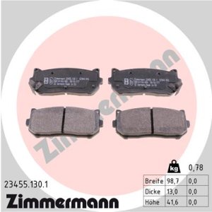 Klocki hamulcowe ZIMMERMANN 23455.130.1 0K2FC2628Z