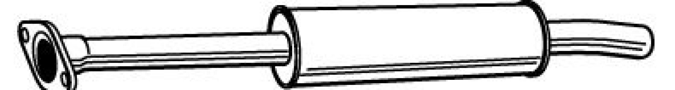 Tłumik środkowy WALKER 23109-63 Z60140300DSP13