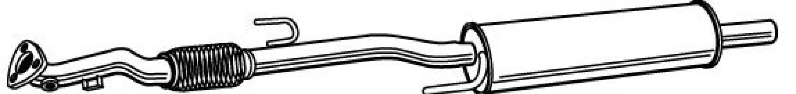 Tłumik końcowy WALKER 23358-58 6Q0253091AA