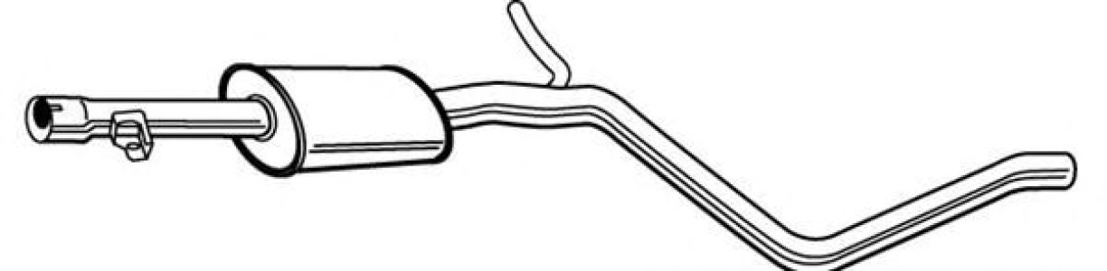 Tłumik środkowy WALKER 22935-66 6001547675