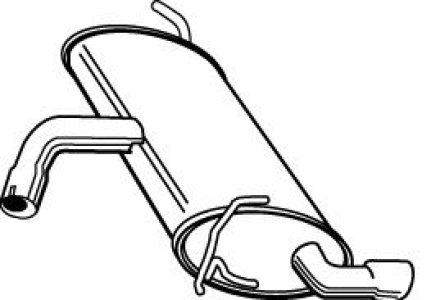 Tłumik końcowy WALKER 23006-52 1K6253609S