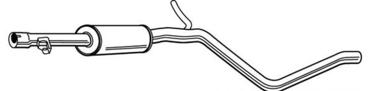 Tłumik środkowy WALKER 22934-66 6001547675