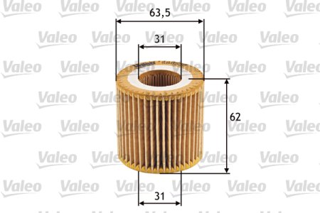 Filtr oleju VALEO 586536 HU710X