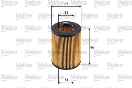 Filtr oleju VALEO 586547 HU714X