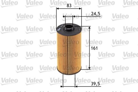 Filtr oleju VALEO 586570 HU9384X