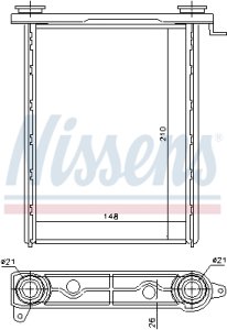 Nagrzewnica NISSENS 73343 271159831R