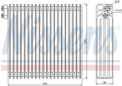 Parownik NISSENS 92213 8850102080