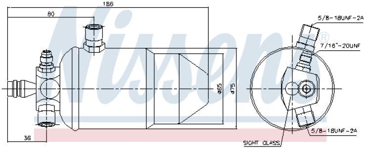 Osuszacz klimatyzacji NISSENS 95110 6453V1