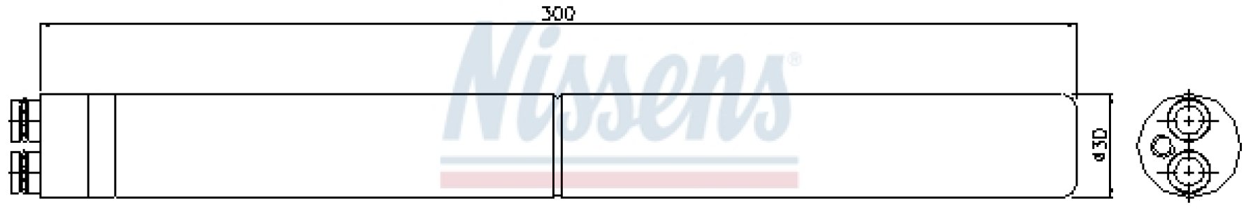 Osuszacz klimatyzacji NISSENS 95443 