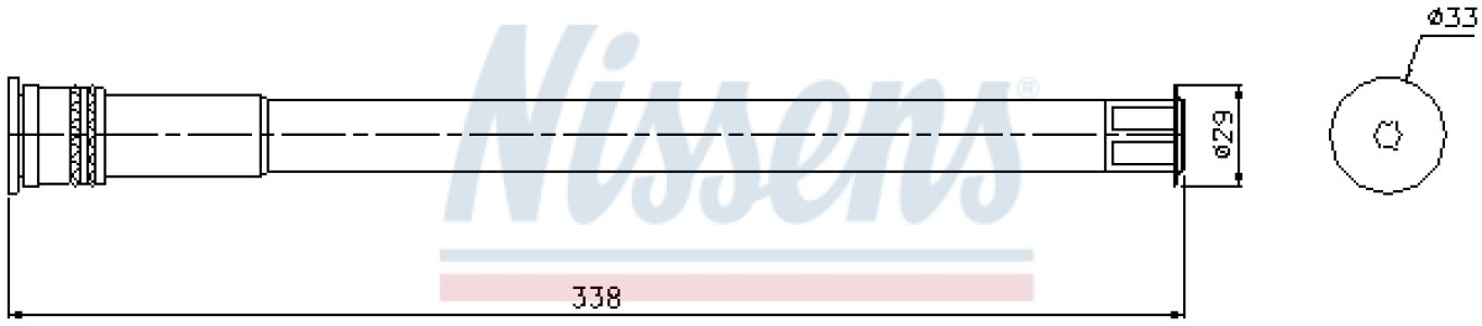 Osuszacz klimatyzacji NISSENS 95463 
