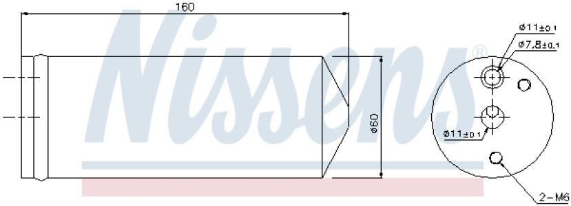 Osuszacz klimatyzacji NISSENS 95477 