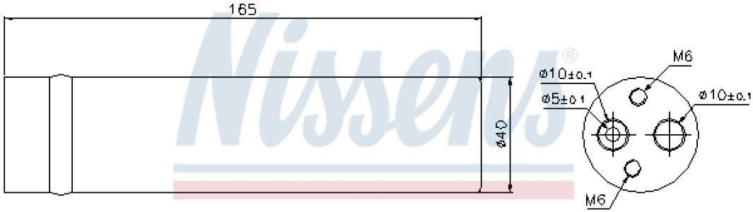 Osuszacz klimatyzacji NISSENS 95481 