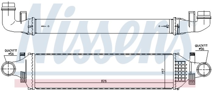 Intercooler NISSENS 96335 